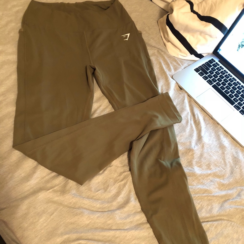 Gymshark khaki leggings